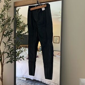 Windsor Soft Faux Leather Jogger Pants | S